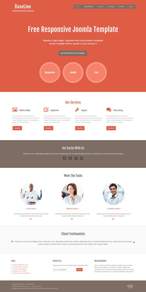joomla predloga baseline